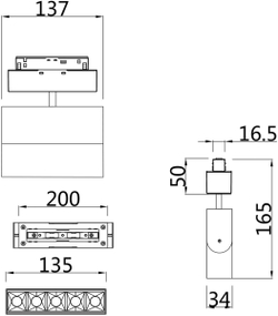 Трековый светильник Maytoni Technical TR015-2-10W4K-B
