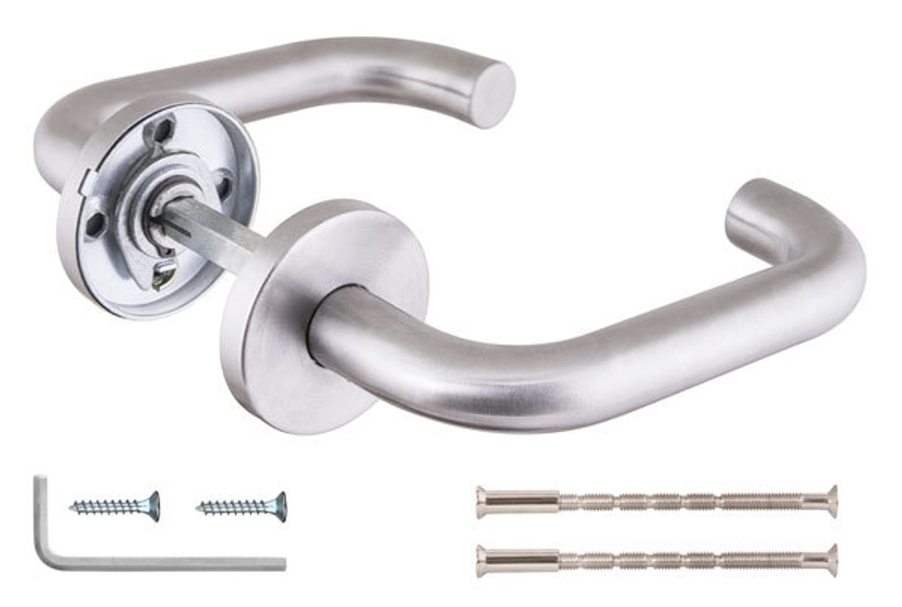 Ручка раздельная R.DSS304-0203/19 (квадрат 8х110 мм) INOX 304