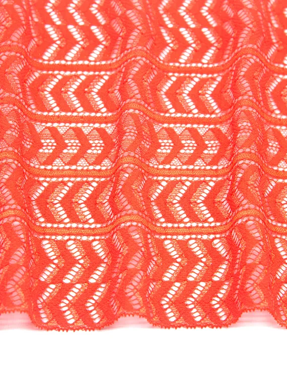 274 Кружево эластичное 19 см, Италия, красный