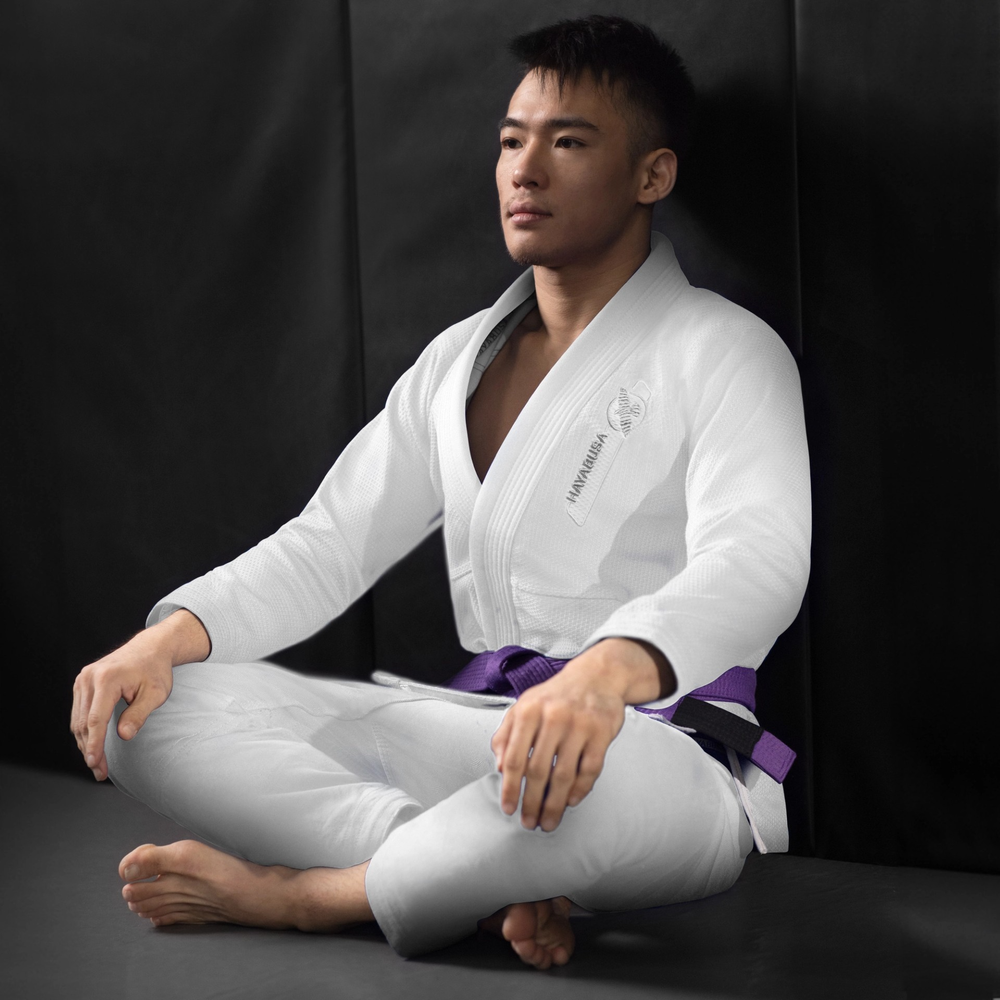 Кимоно Hayabusa Essential Gold Weave - White