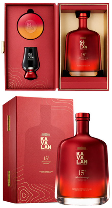 Виски Kavalan 15th Anniversary Vintage 2009 Oloroso Sherry Cask 56,3% 0,75 л