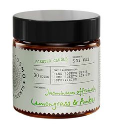 Жасмин лемонграсс и амбра, ароматическая свеча, Eteria cosmo