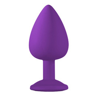 Анальная пробка 9,5см Lola Games Emotions Cutie Large Purple Clear Crystal 4013-06Lola