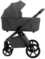 Коляска 4 в 1 Sweet Baby SBL Elegante Therma Colore + автокресло Elegante Plus с базой i-Size ISOFIX DK780 Dark Grey