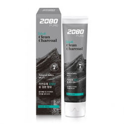 Зубная паста отбеливающая 2080 Black Clean Charcoal Toothpaste с углем