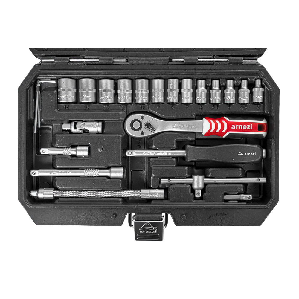 Набор инструментов 53 пр. 1/4"DR ARNEZI R0900053