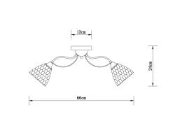 Потолочная люстра Arte Lamp LILY