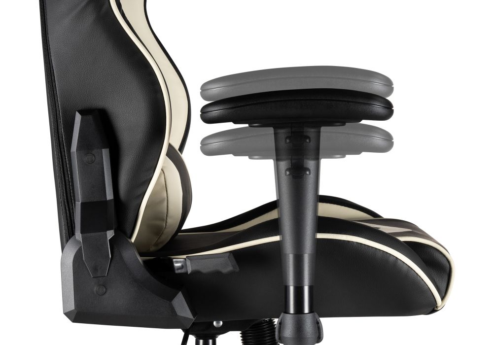 Компьютерное кресло Racer черное / бежевое
