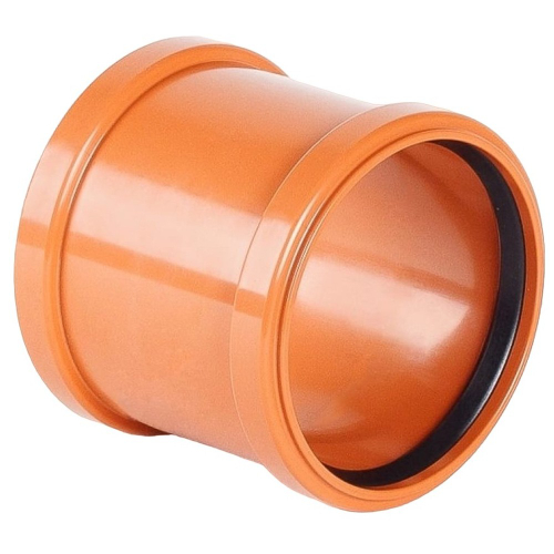 Муфта ХЕМКОР ремонтная НПВХ (PVC-U) 110 SN4