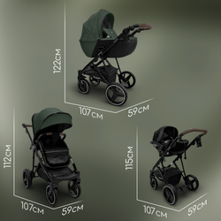 Модульная коляска BubaGO Savella 3в1