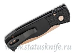 Нож Pro-Tech TR-2 RG Silver Skull Rose Gold MagnaCutфотография - 2