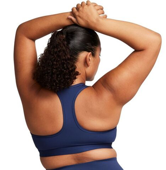 ТОП теннисный Nike Swoosh Medium Support Non-Padded Sports - midnight navy/white