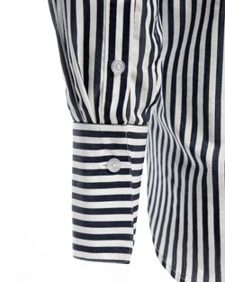 Рубашка из итальянского хлопка в полоску