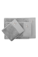 Полотенце из органического хлопка Pure Cotton 80х150 темно-серый