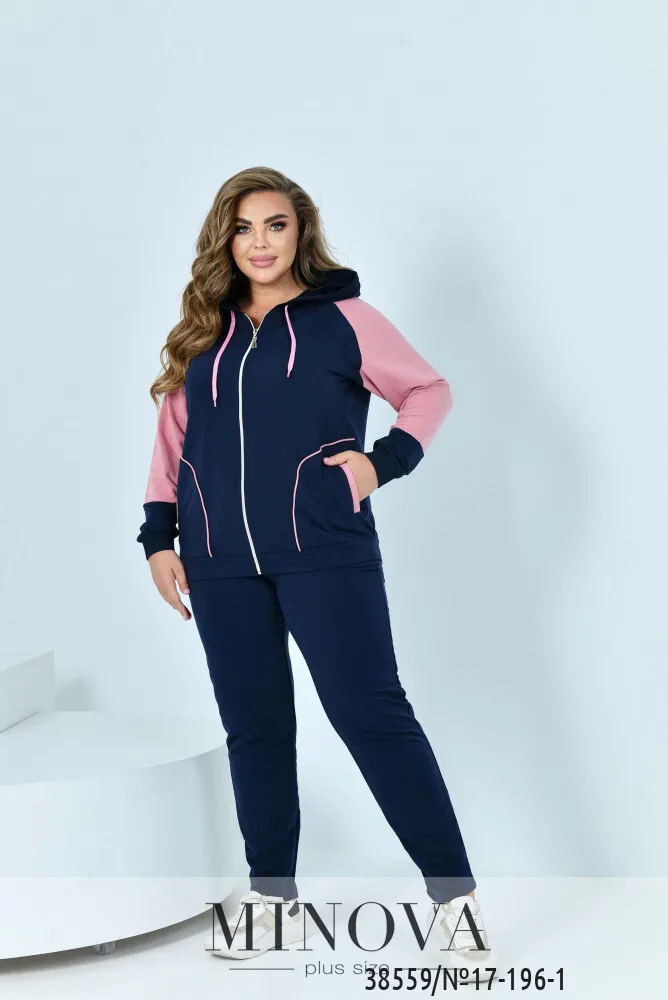 Костюм 17-196-синий-фреза Minova