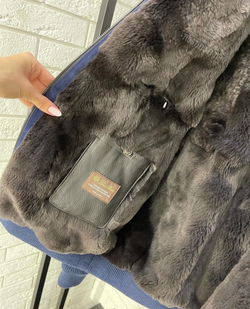 Бомбер Loro Piana с мехом