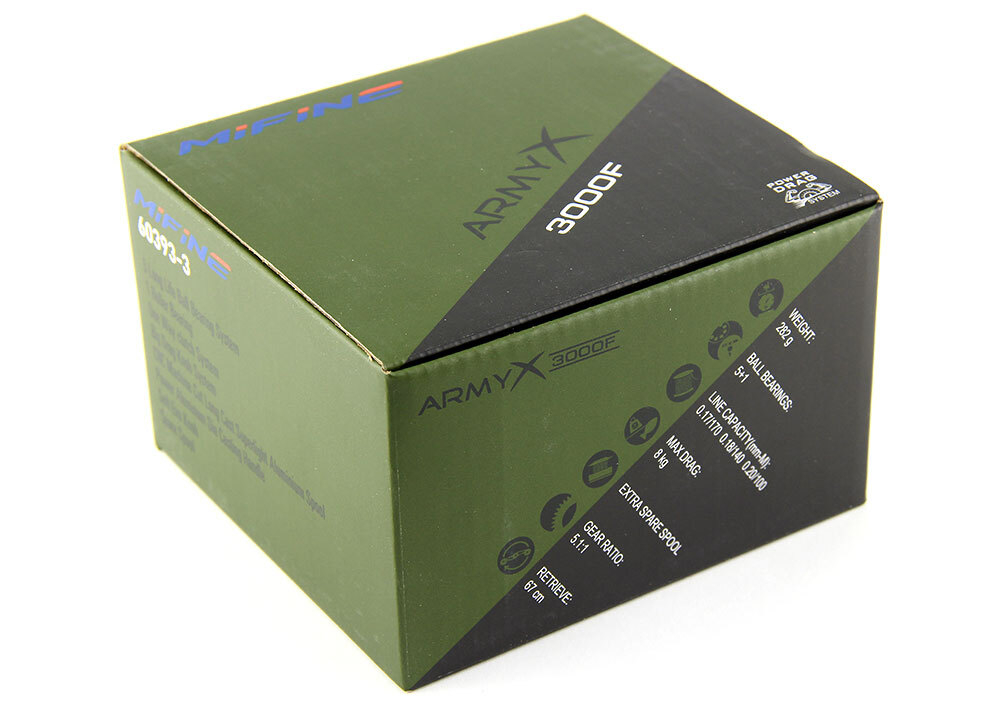 Катушка Mifine ARMY-X 5+1B 3000F (60393-3)