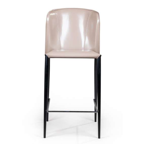 Полубарный стул Albert кожа капучино