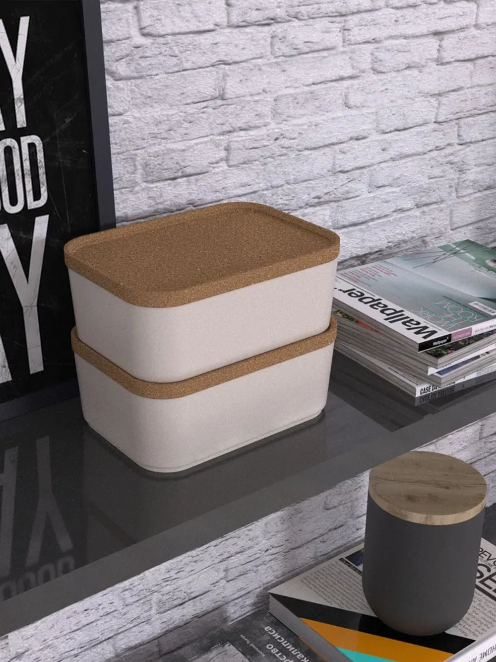 Корзина Korely mini, слоновая кость