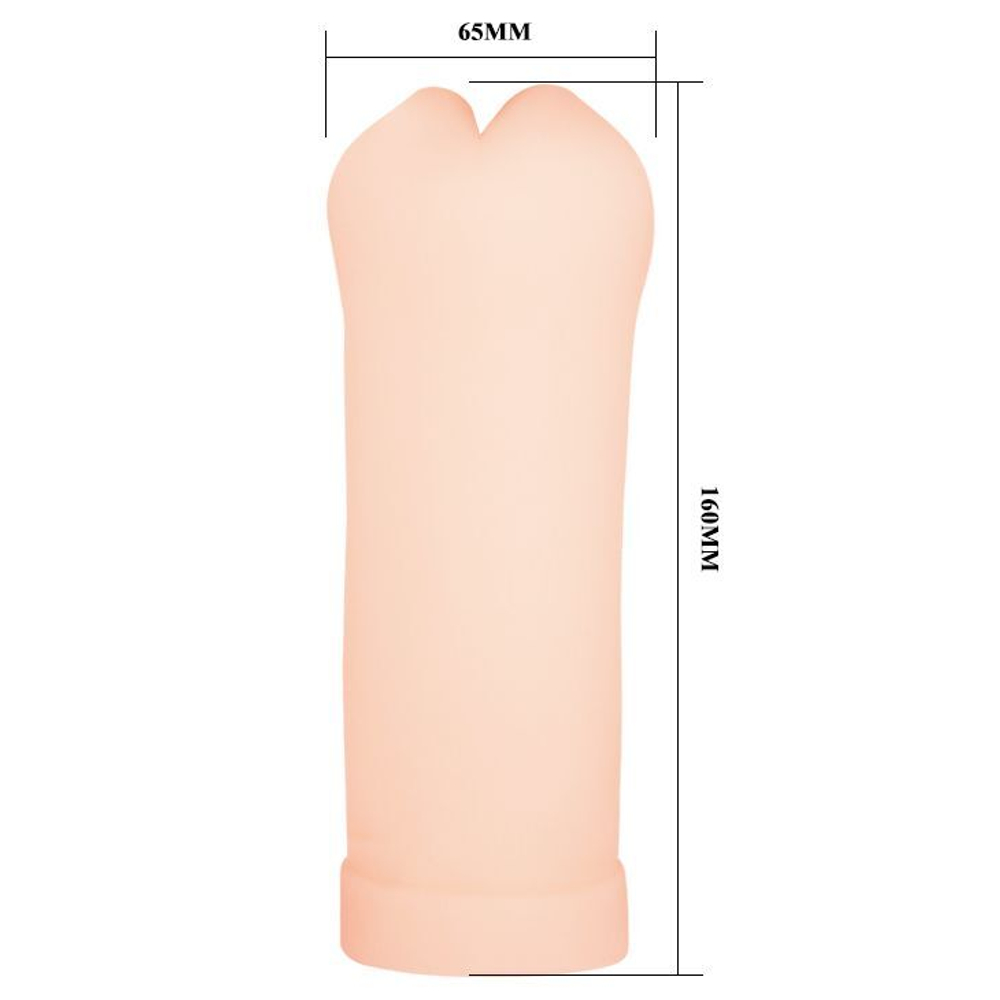 Мастурбатор-ротик Angel - 17,4 см. (Цвет: телесный)