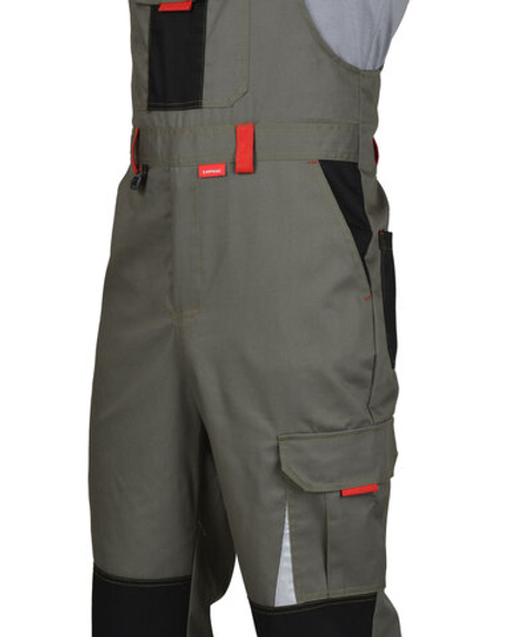 Полукомбинезон "СТАН" оливковый с черным и красным