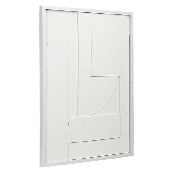 Панно декоративное с эффектом 3d minimalism, с белой рамой, 50х70 см