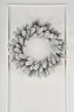 Венок рождественский Императрица заснеженный