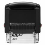 Штамп стандартный "ВХОД №", оттиск 38 х 14 мм, синий, TRODAT IDEAL 4911 DB - 1.22, 161488