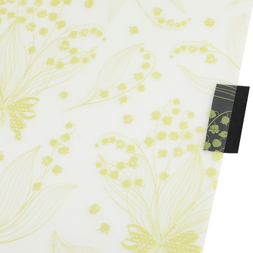 Пленка ЛИСТ "Цветы", 58х58см (20шт) Светло-зеленый