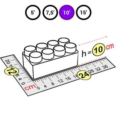 Элемент фиолетовый для GigaBloks Outdoor