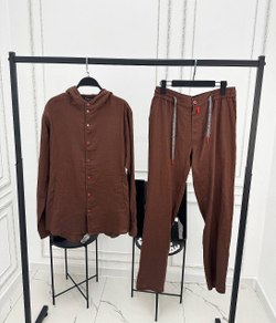 Костюм Kiton коричневый