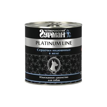 Четвероногий Гурман Platinum Line для собак Сердечки куриные
