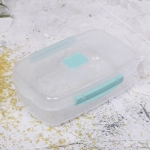 Контейнер пластиковый на защелках «Macarons» 2000мл 23*14,5*7,8см