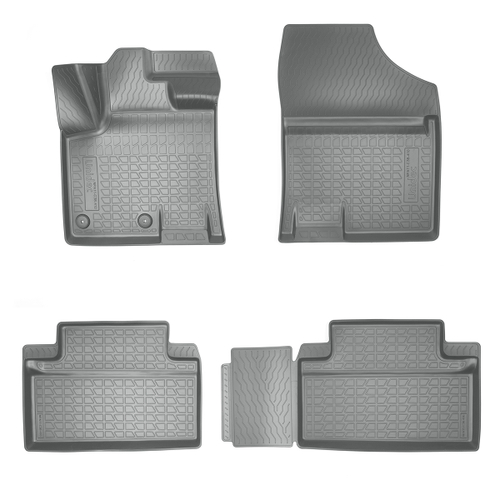 Ковры в салон Norplast/Unidec для JAC S7 (2020-), Серый, 5 мест, арт.NPA11-C38-410-G