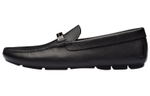 PRADA Logo Plaque Loafers