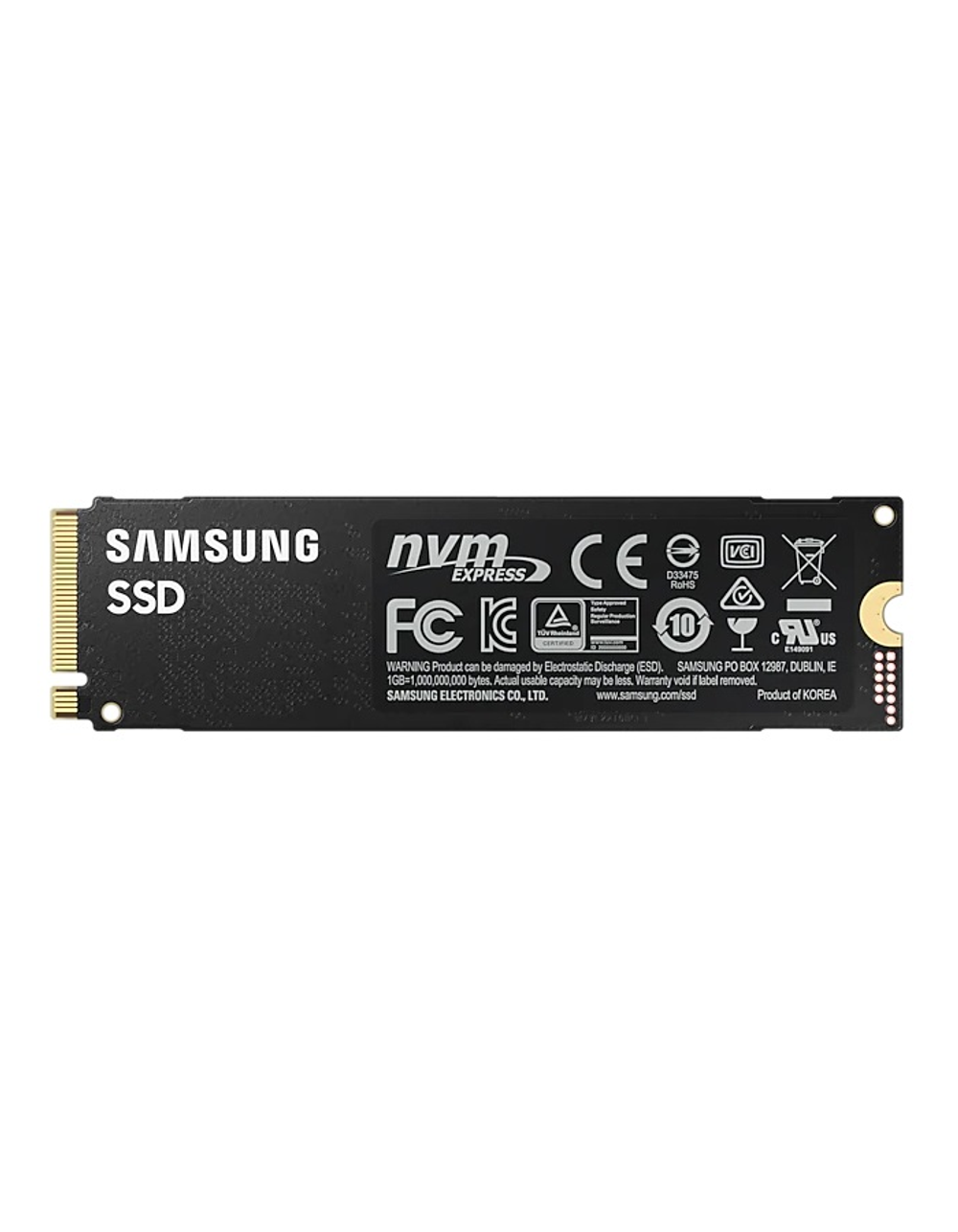 SSD M.2 (PCI-E NVMe) 1Tb (1024GB) Samsung 980 PRO (R7000/W5000MB/s) (MZ-V8P1T0BW) 1year