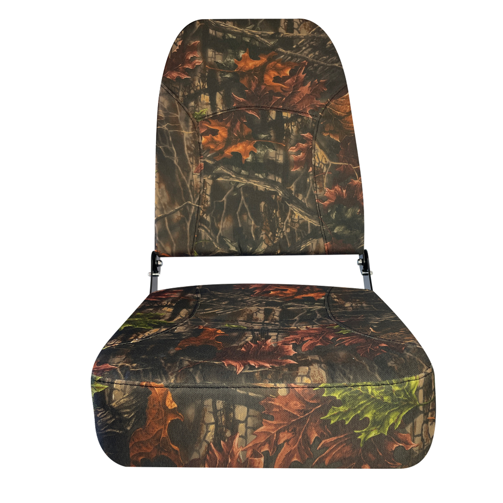 Сиденье на лодку, катер, без крепления, 430х380х200 мм (черный, белый)