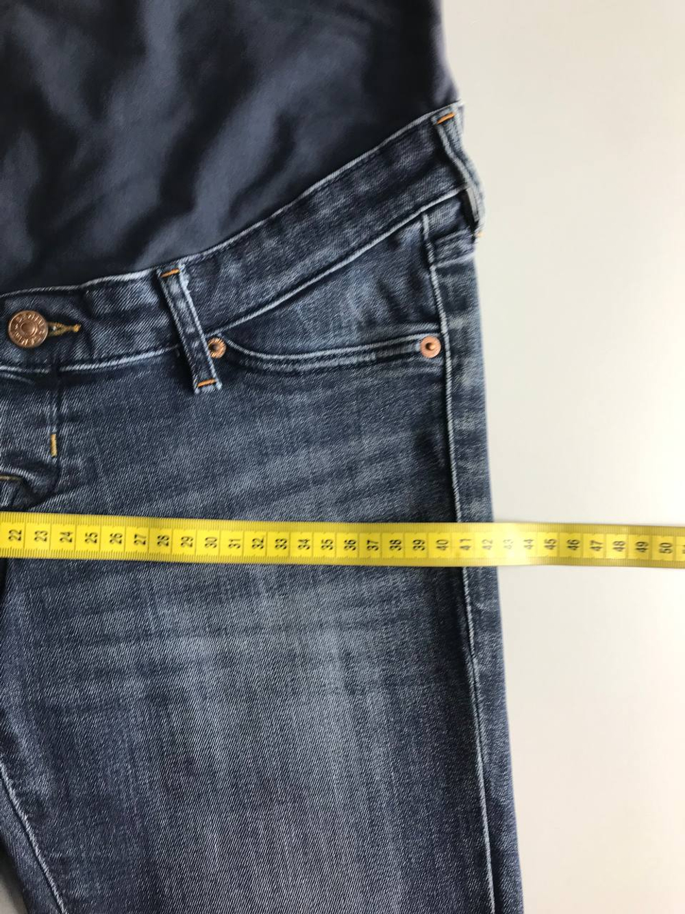 Джинсы H&M комфортные в посадке, маркировка 38, визуально на 44 размер