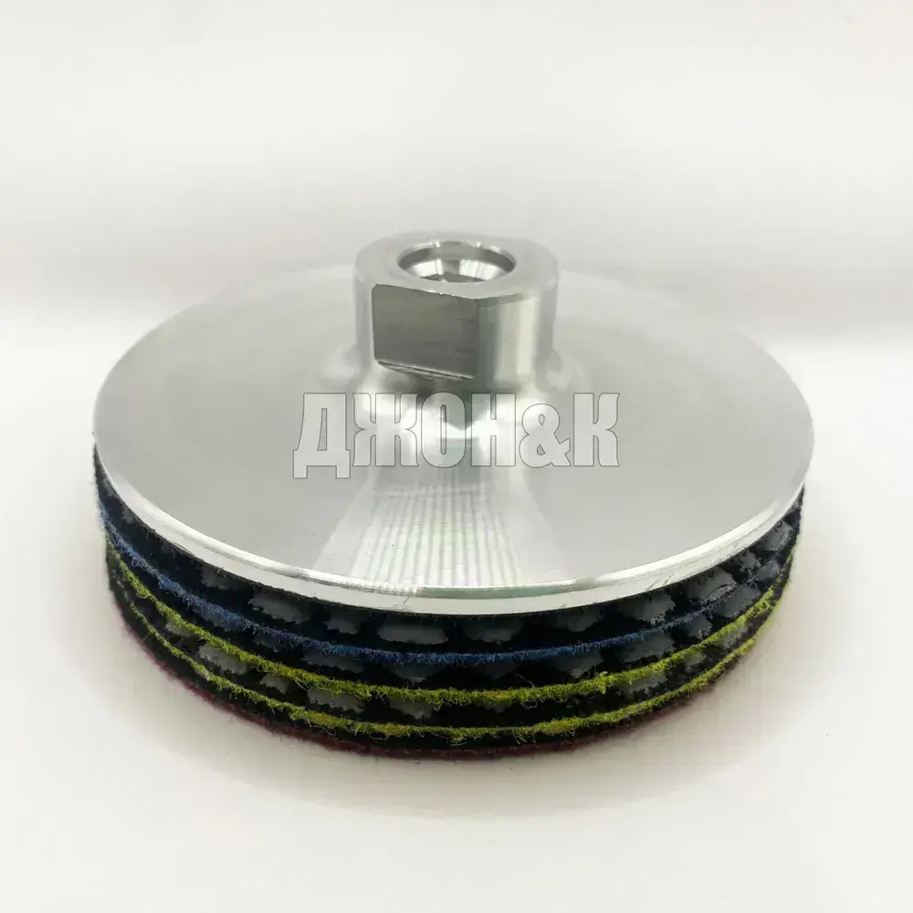 круг шлифовальный черепашка диск по керамограниту 100 мм, p400, p150, р100, р50 + тарелка опорная