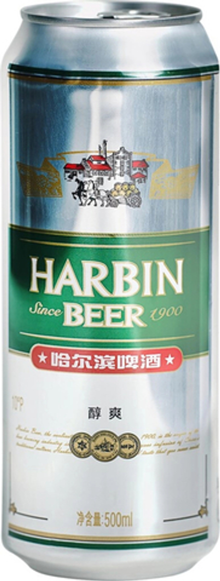 Пиво Харбин Фрэш / Harbin Fresh 0.5 - банка