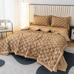 Комплект постельного белья Сатин с Одеялом 100% хлопок OB122