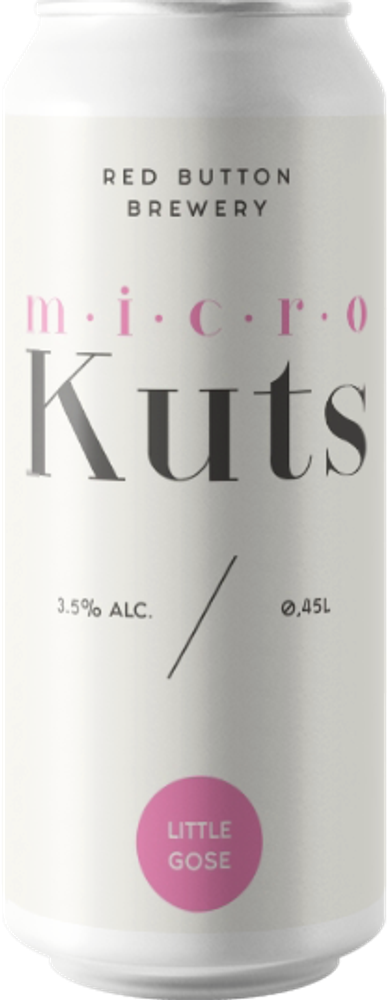 Пиво Рэд Баттон Микро Катс Литтл Гозе / Red Button Micro Kuts Little Gose 0.45 - банка