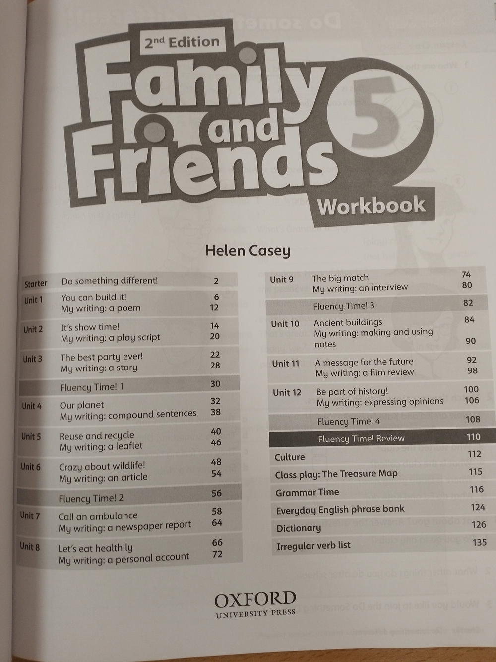 Family and Friends (2nd Edition) 5 Workbook