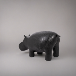 Банкетка Пуф Бегемот Черный малый