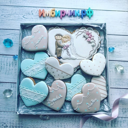 Имбирные пряники Свадьба