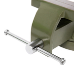 Тиски слесарные, 100 мм, стальные, поворотные Сибртех