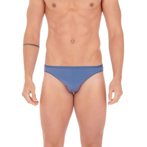 Мужские трусы слипы синие HOM PLUMES Micro Briefs 404756_4000CG