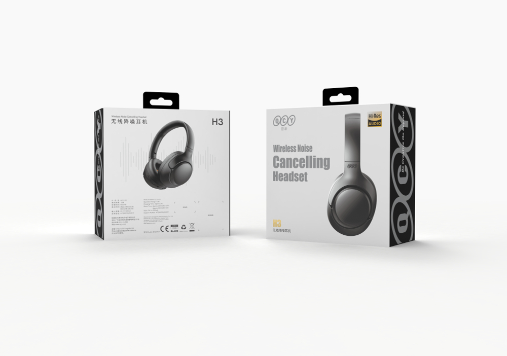 Беспроводные наушники полноразмерные QCY H3 (черные)