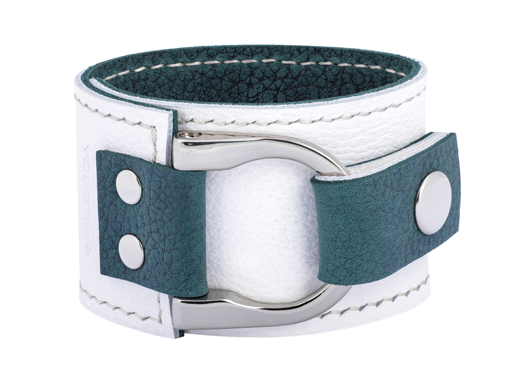 Браслет широкий кожаный