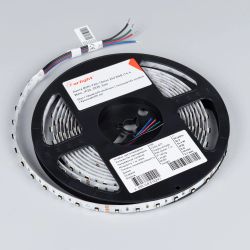 Светодиодная лента MINI-F60-10mm 24V RGB (14.4 W/m, IP20, 3535, 5m) (Arlight, Открытый) 022718(2)